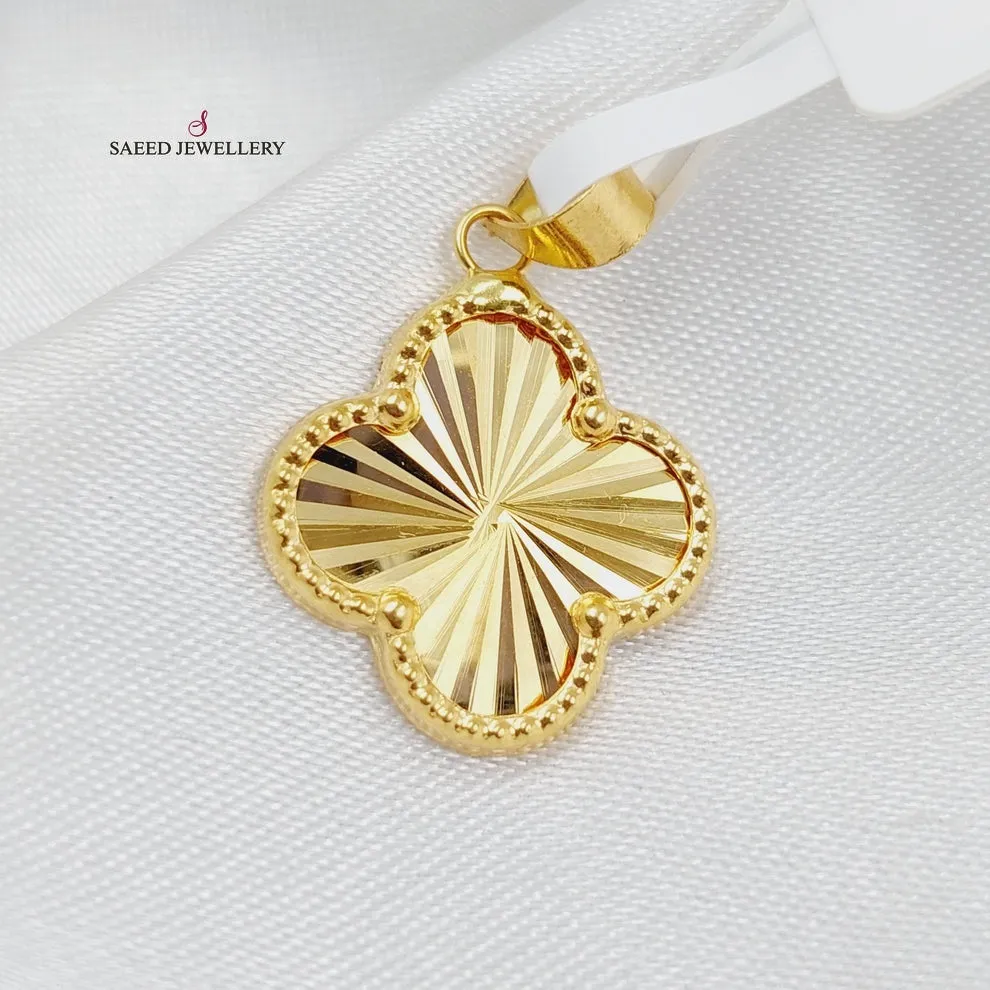 18K Clover Pendant