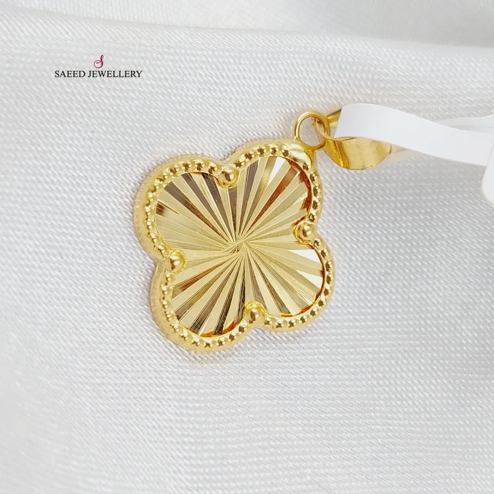 18K Clover Pendant
