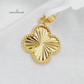18K Clover Pendant