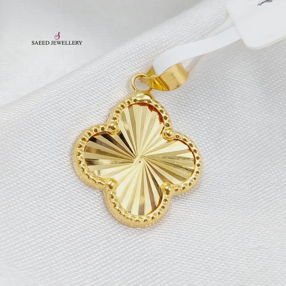18K Clover Pendant
