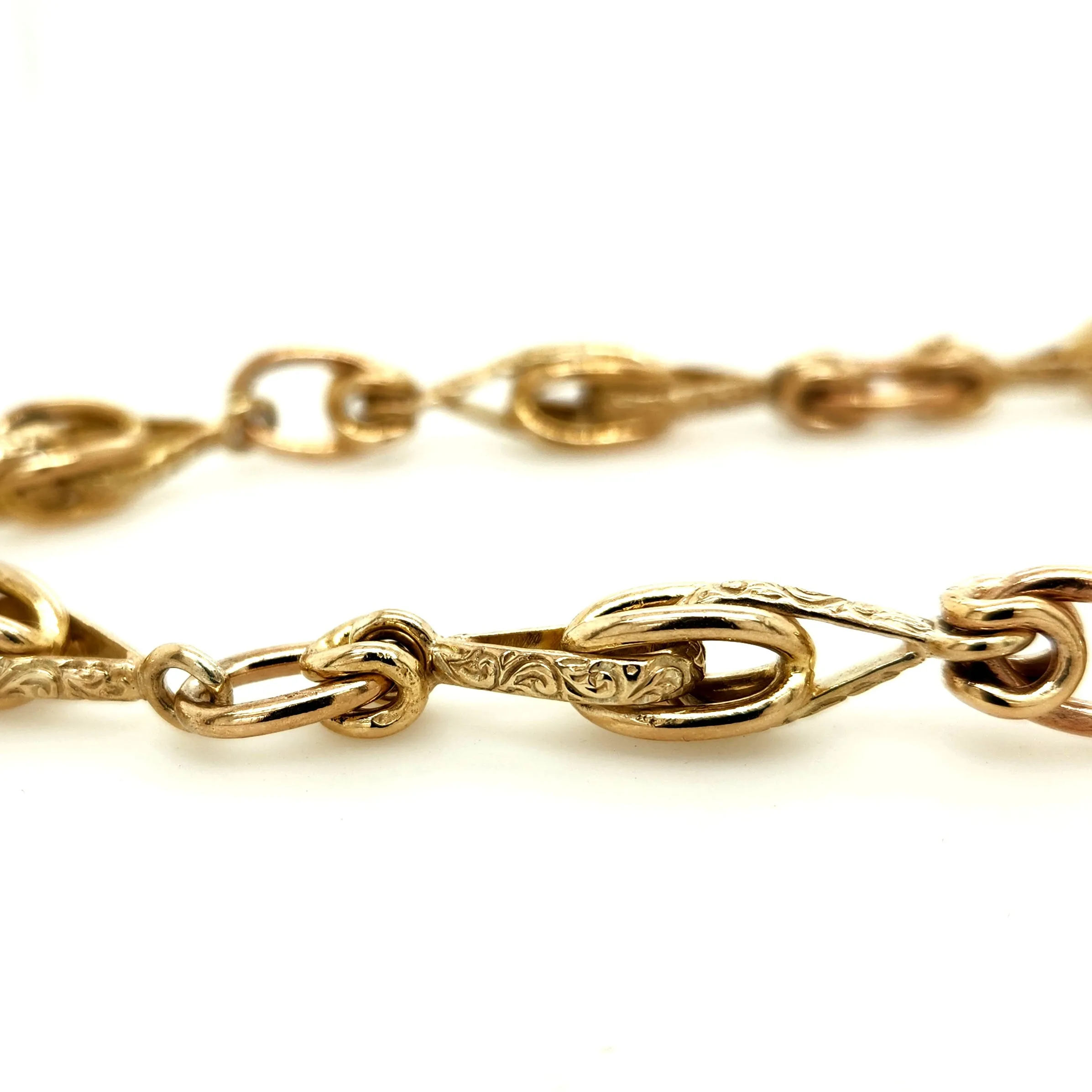 1915 Antique Albert Fob Chain