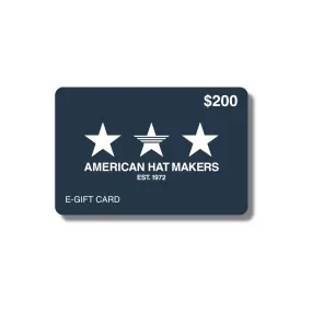 $200 American Hat Makers E-Gift Card