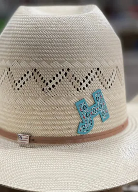 2022 Jobes Hats - patch/sticker - Turquoise/Red Aztec