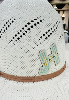 2023 Jobes Hats - patch/sticker - Aztec Turquoise/Beige