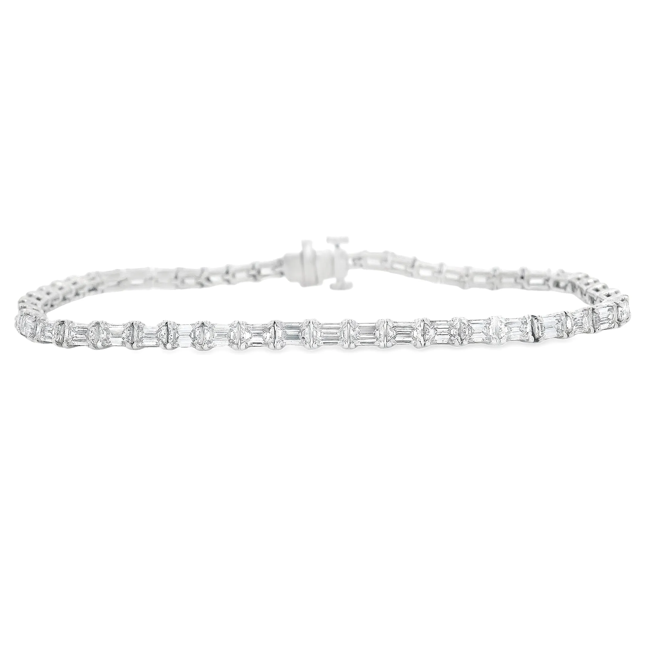 5.08ct Platinum Diamond Bracelet