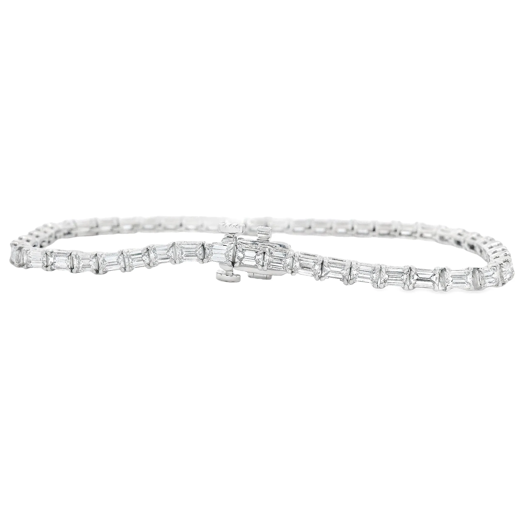 5.08ct Platinum Diamond Bracelet