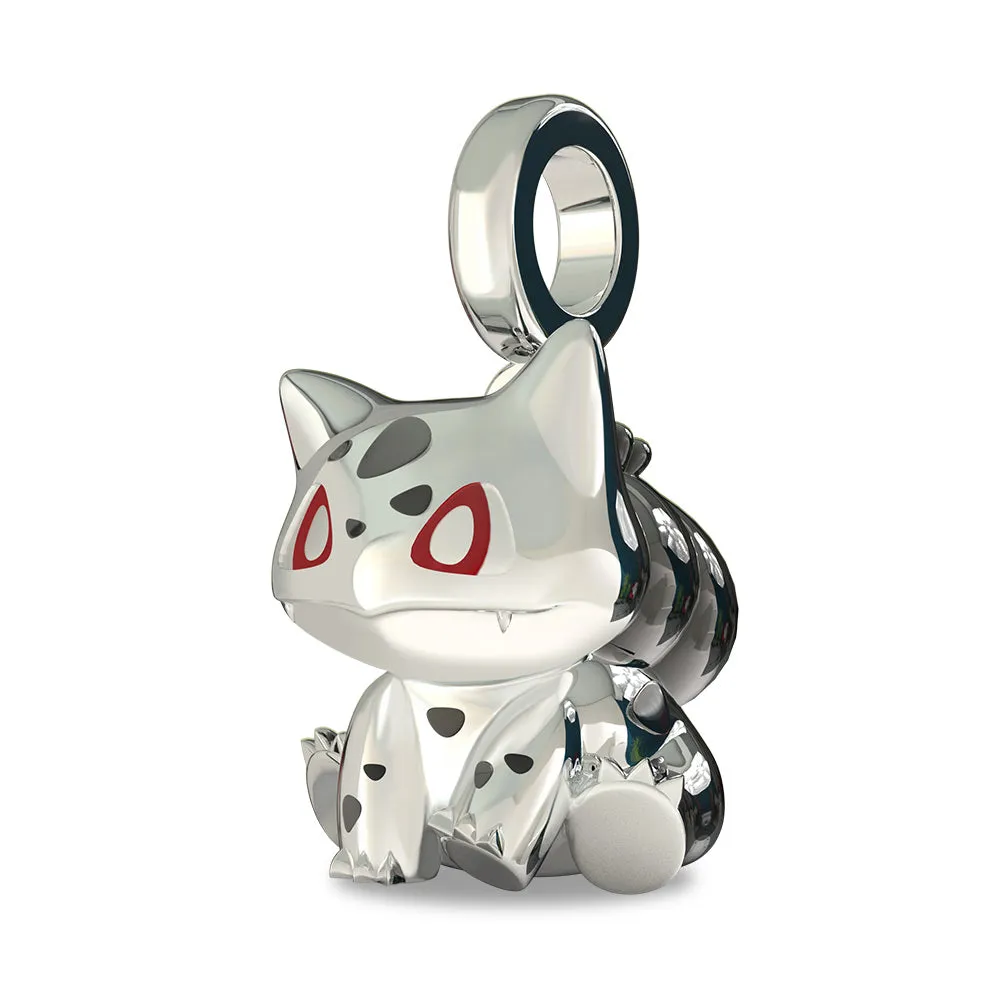 925 sterling silver Bulbasaur Pokemon Pandora fit charm necklace