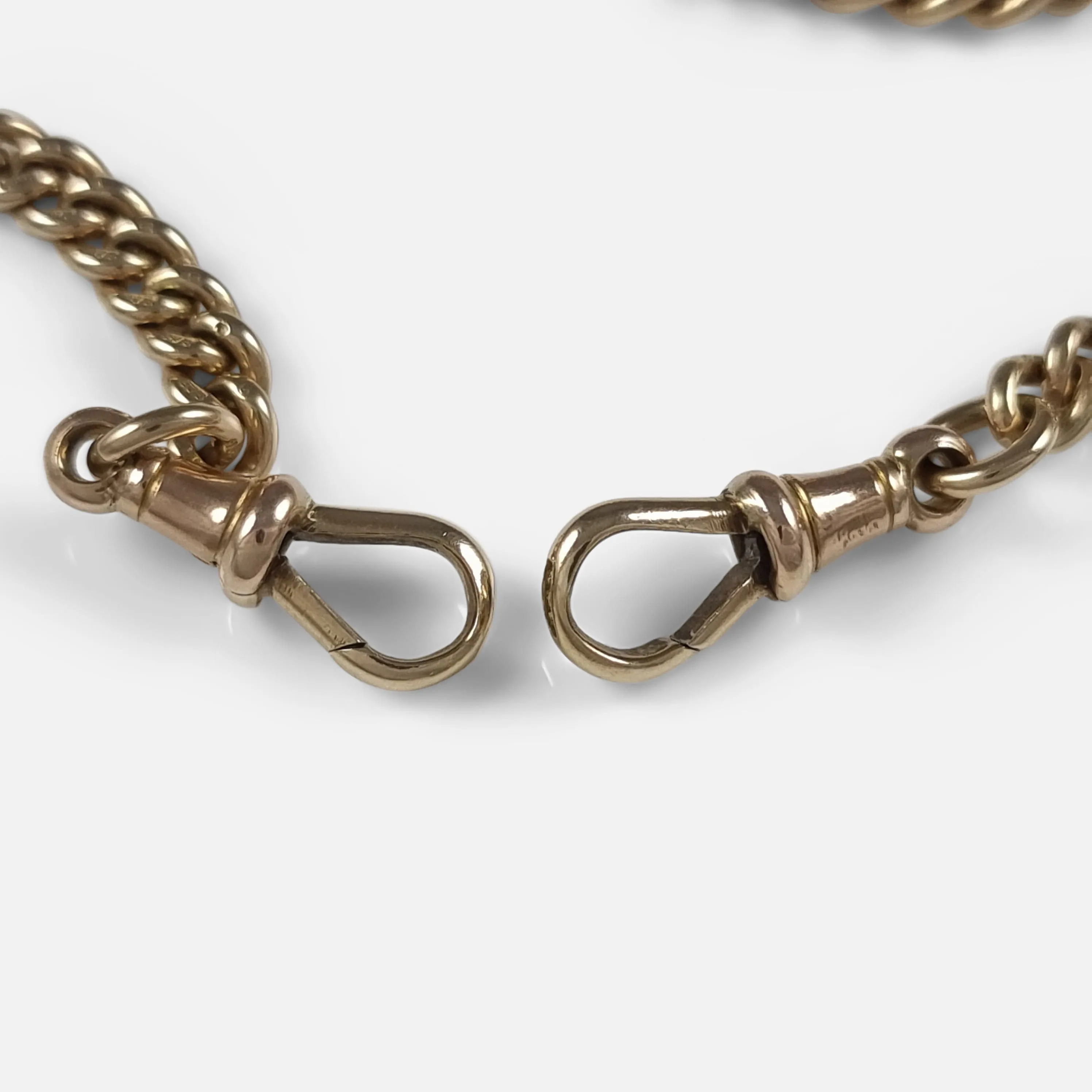9ct Yellow Gold Albert Watch Chain - 31.0g