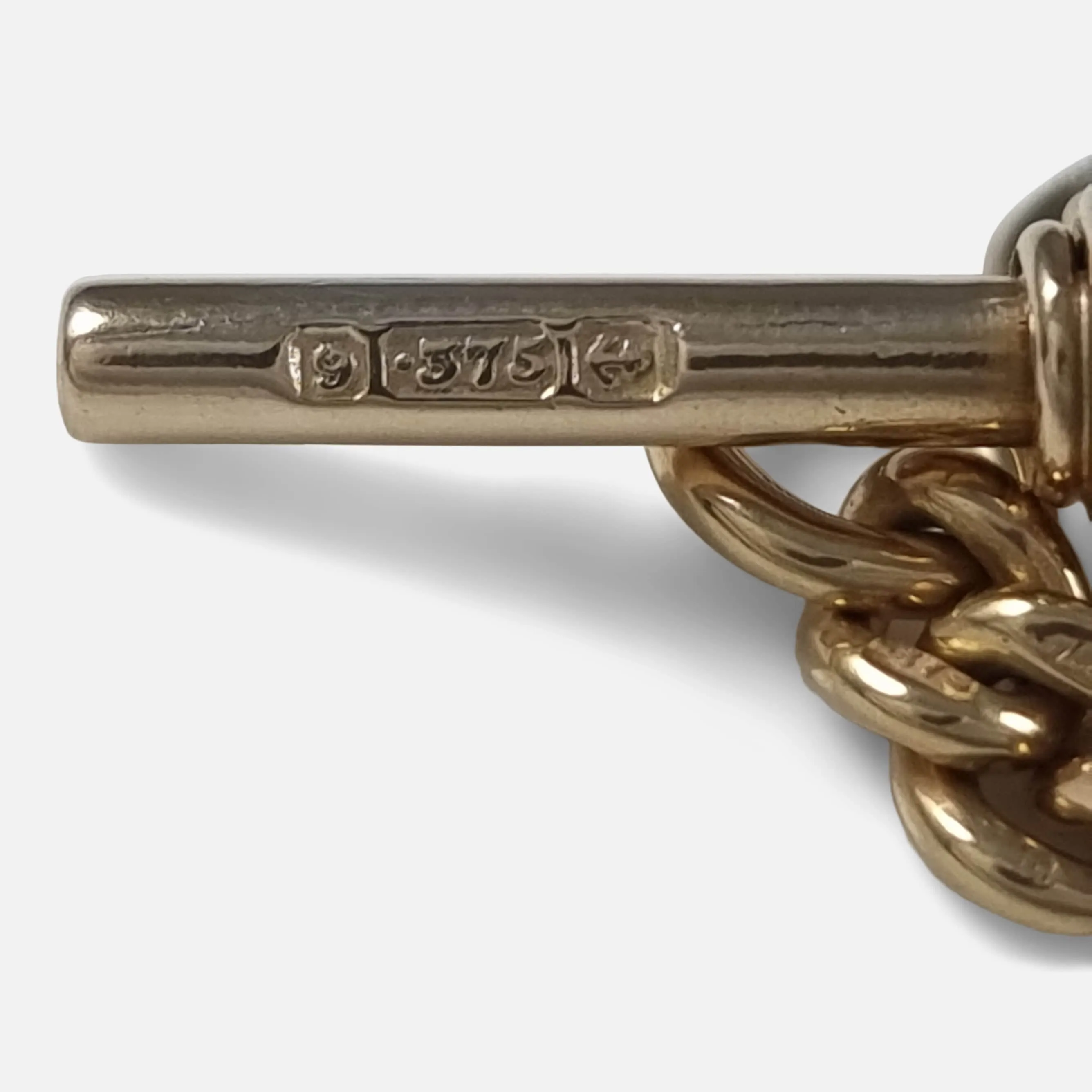 9ct Yellow Gold Albert Watch Chain - 31.0g