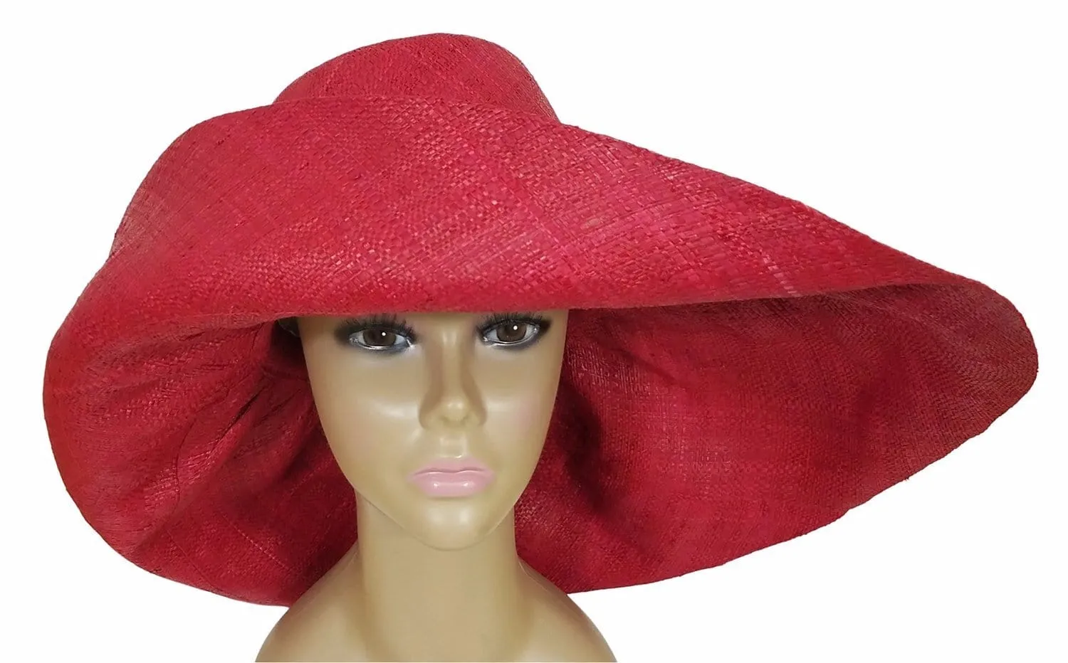 Afafa: Madagascar Big Brim Raffia Sun Hat