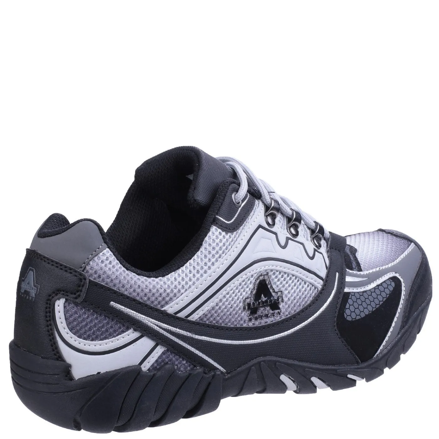 Amblers Safety FS702 Granite Vegan-Friendly Antistatic Lace up Safety Trainer S1 Grey