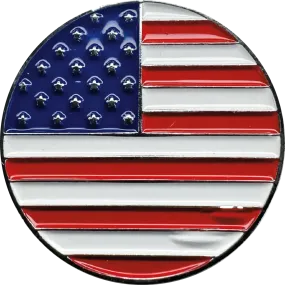 American Flag Hat Pin