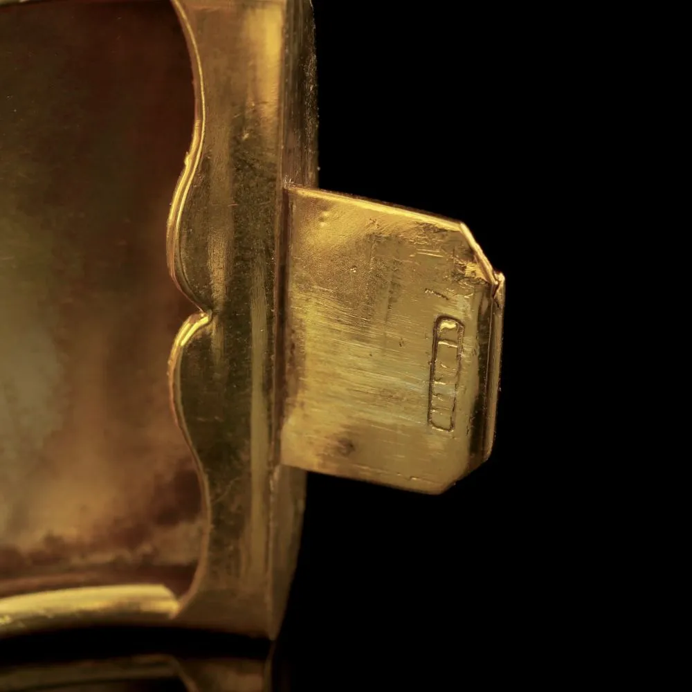 Antique Victorian Gold Silver Bangle Circa 1900