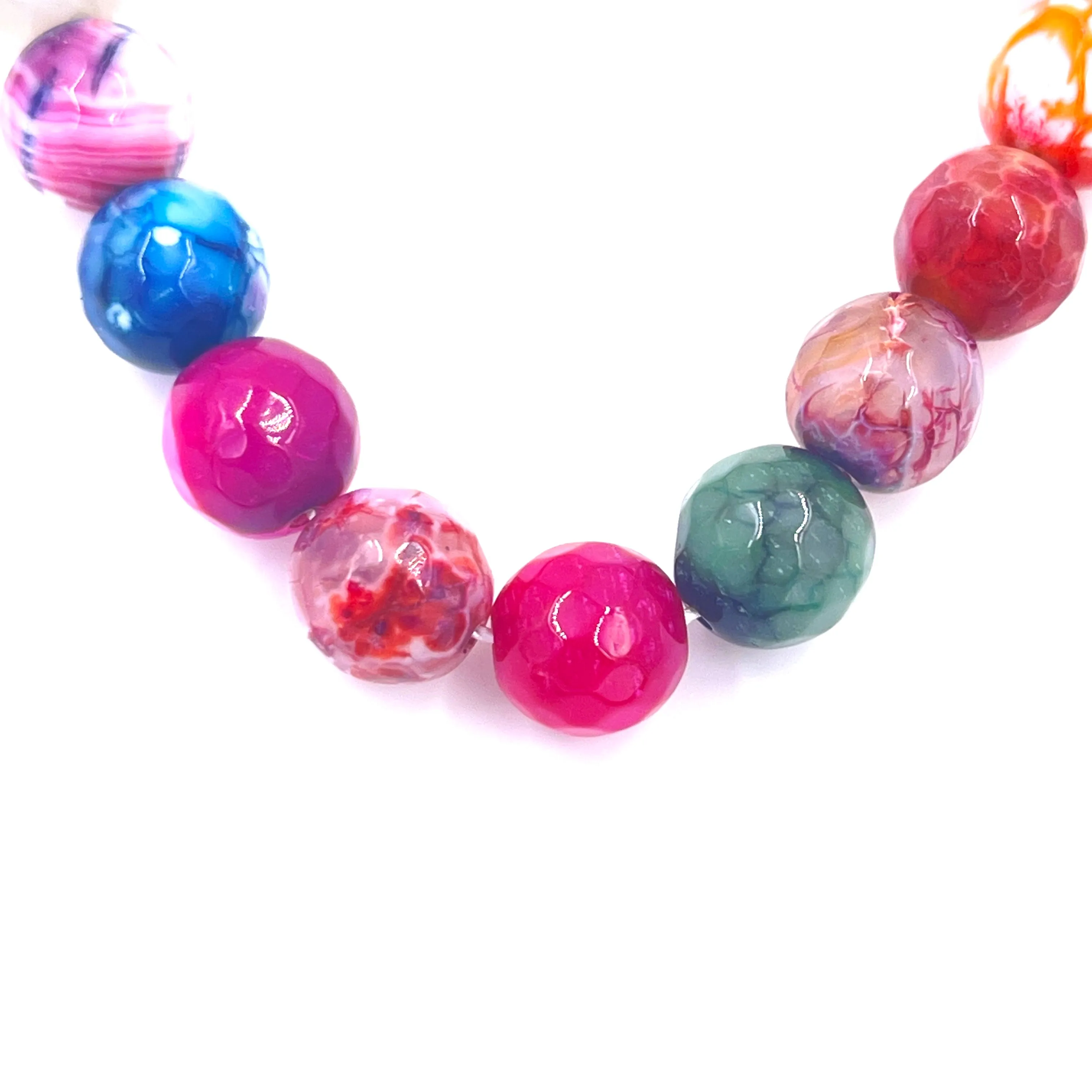 Ashley Gold Semi Precious Beaded Necklace