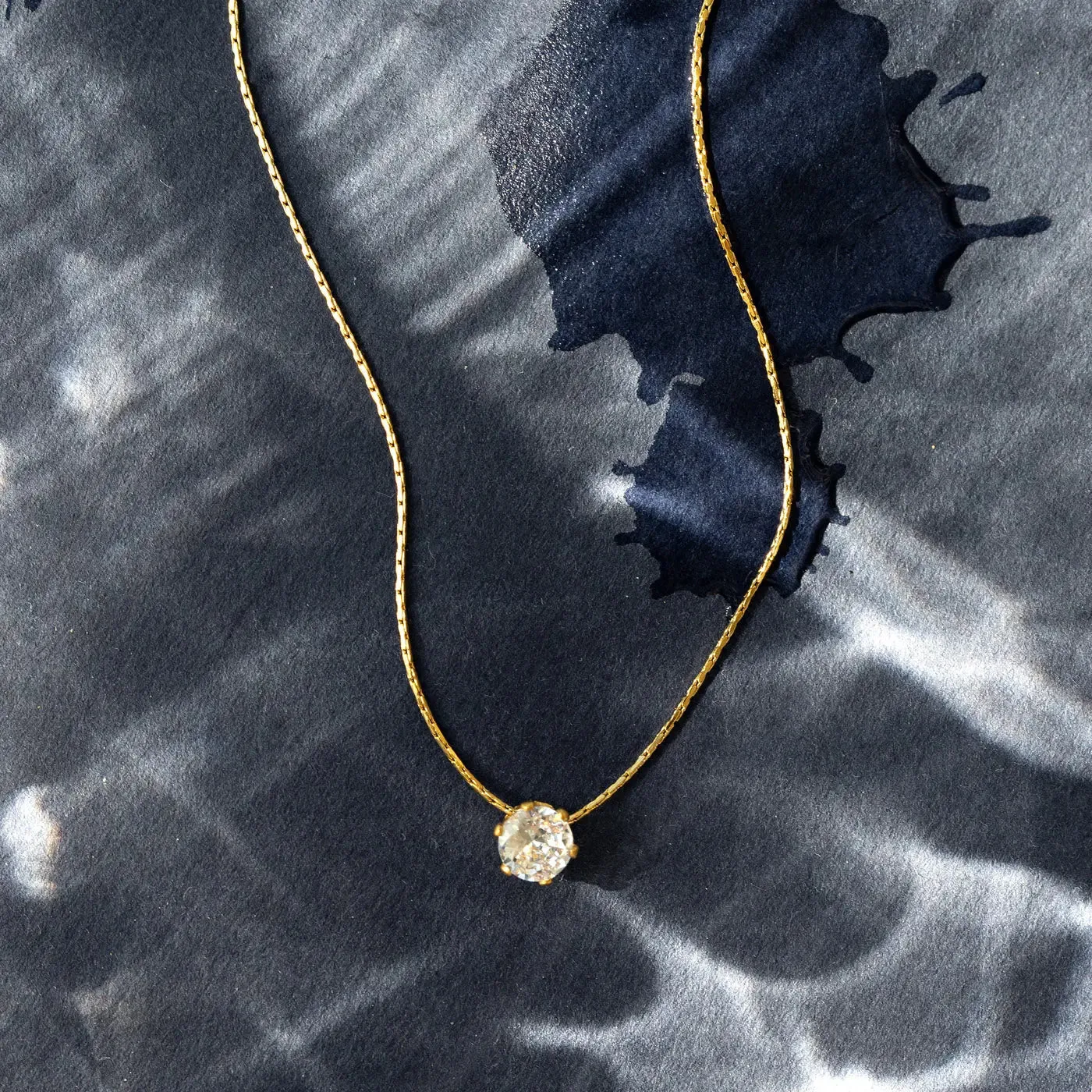 Audrey - Crystal Necklace Stainless Steel