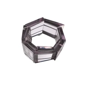 Azalia Bracelet in Smokey Grey Acrylic