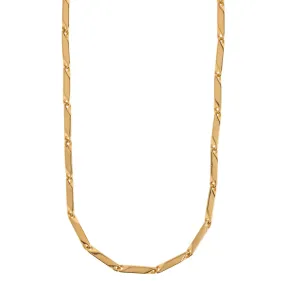 Aziel - Geometric Link Necklace Stainless Steel