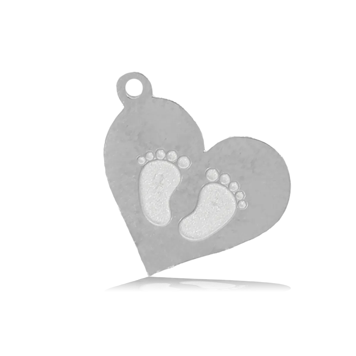 Baby Feet Charm with Blue Opal Jade Charity Bracelet
