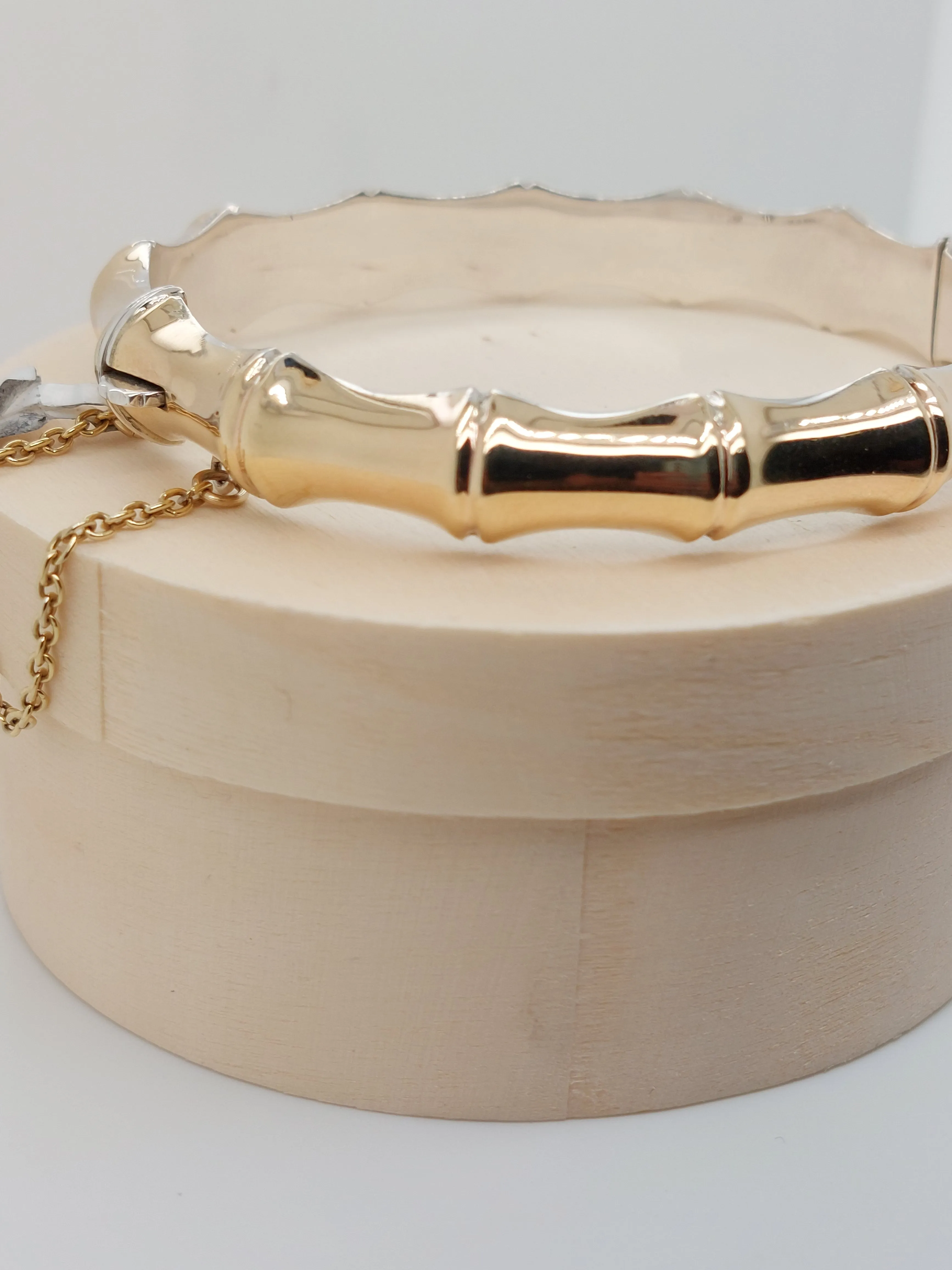 Bamboo Hinged Bracelet