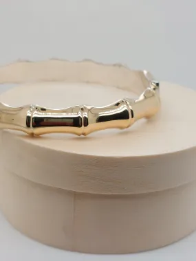 Bamboo Hinged Bracelet