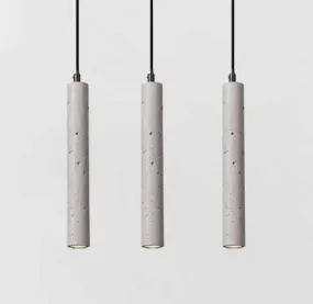 Bamceena Cylindrical Tube Cement Pendant Lamps