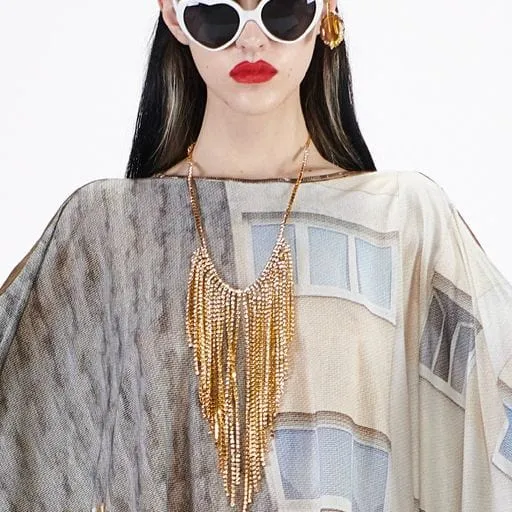 Barbara Bologna V Strass Necklace