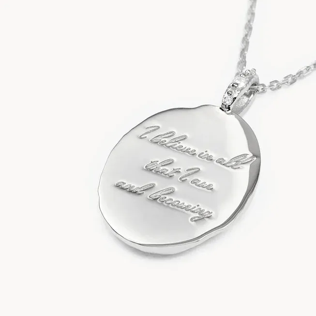 BELIEVE NECKLACE | Sterling Silver