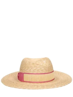Borsalino   Romy straw hat w/ bow 