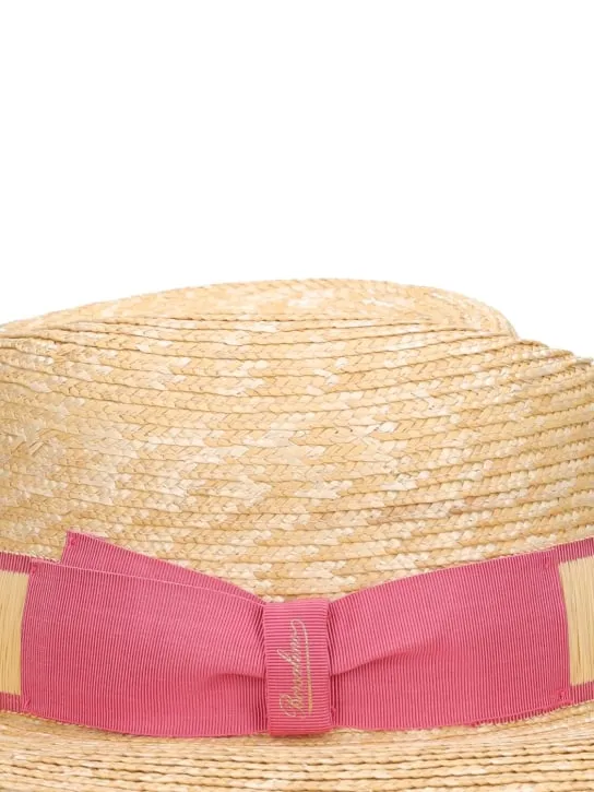 Borsalino   Romy straw hat w/ bow 
