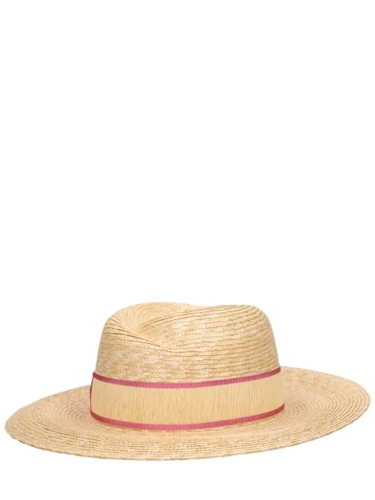 Borsalino   Romy straw hat w/ bow 