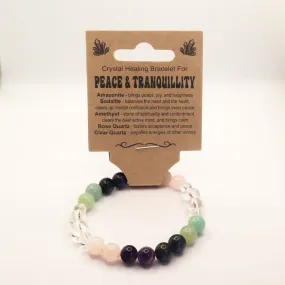 Bracelet Crystal Healing Peace & Tranquillity