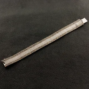 Brown & White Diamond Estate Bracelet