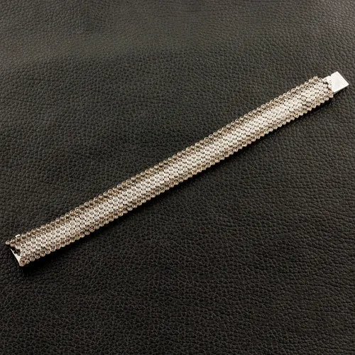 Brown & White Diamond Estate Bracelet