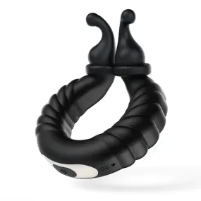 Bunny Bliss - Dual Delight 10-Mode Vibrating Couples Cock Ring