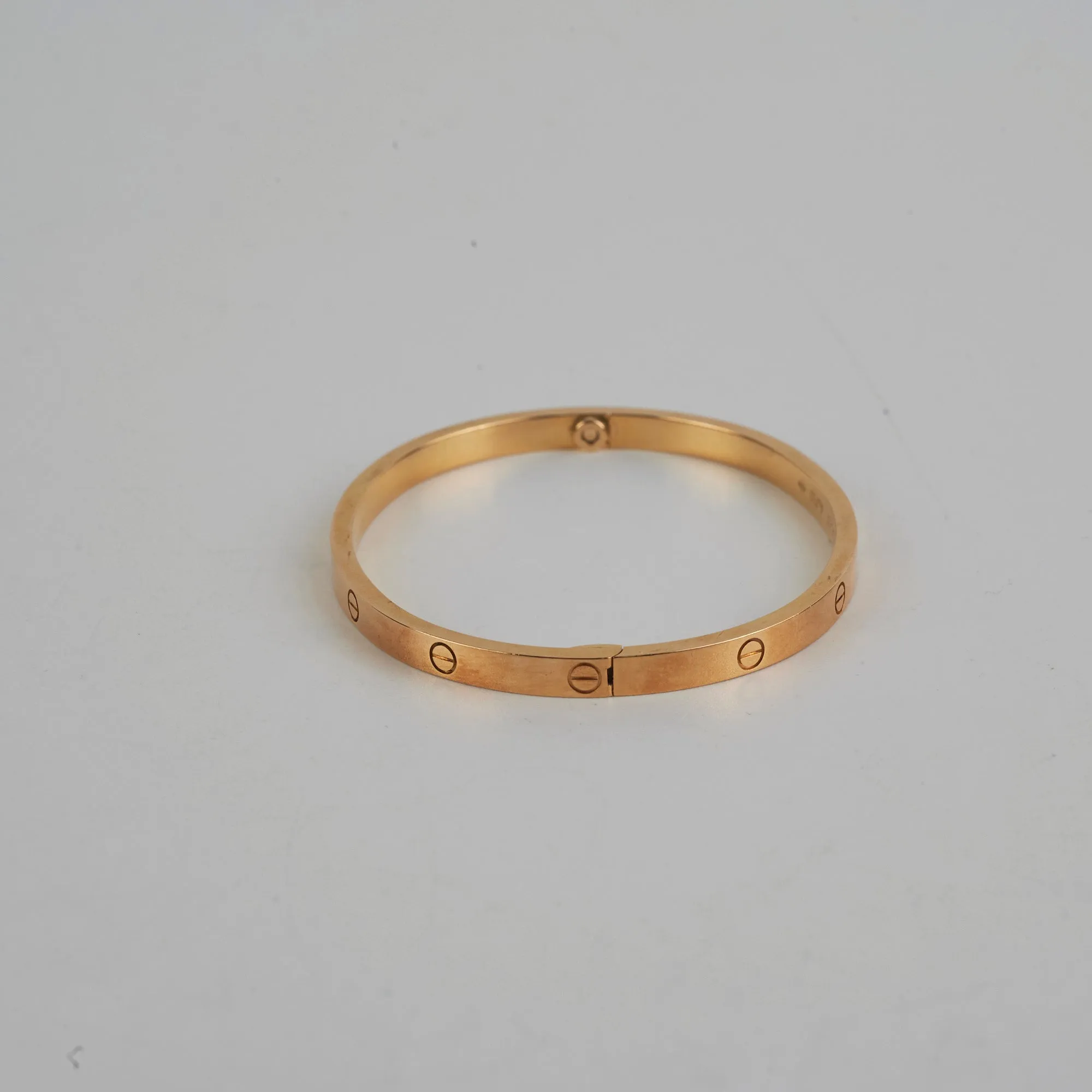 Cartier Love Yellow Gold Bracelet Size 16