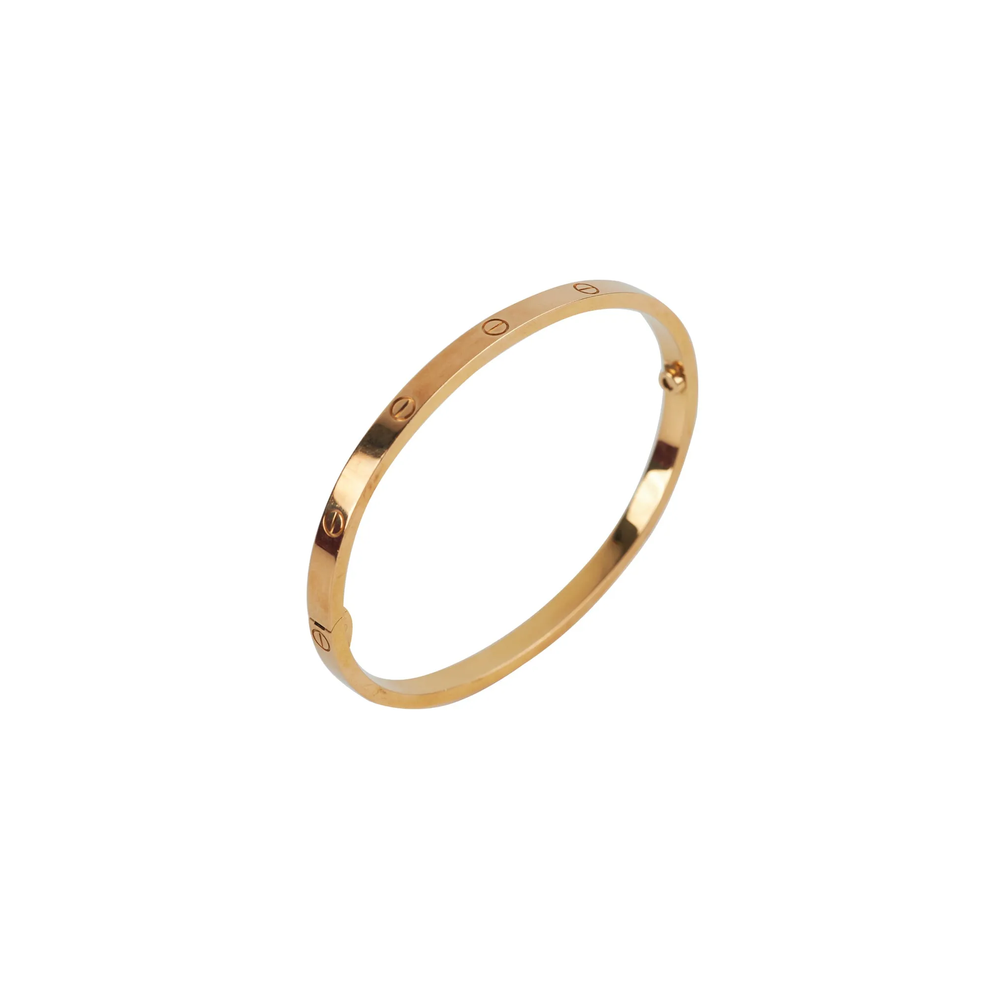 Cartier Love Yellow Gold Bracelet Size 16