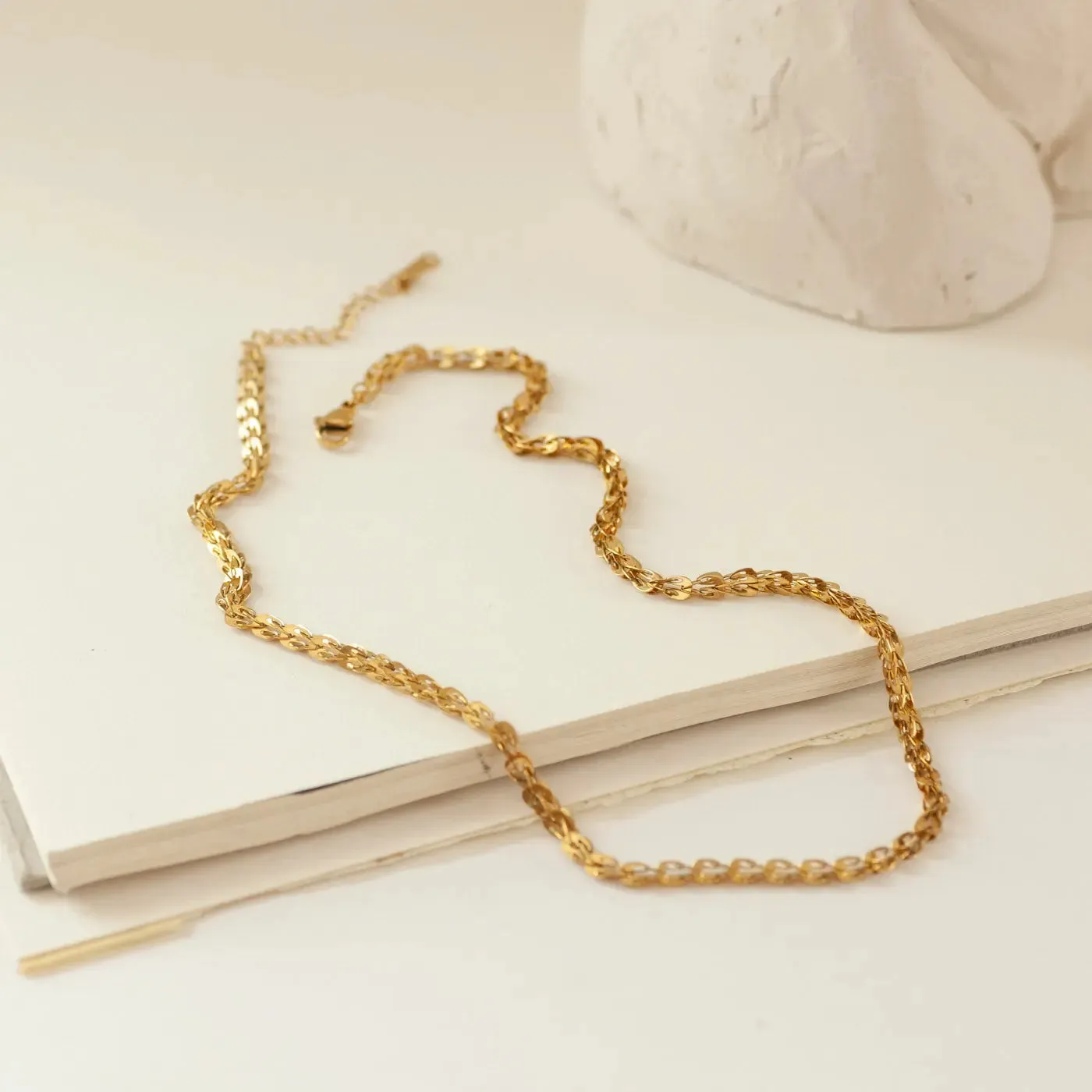 Celine - Bismarck Inspired Chain Vintage Neklace Stainless Steel