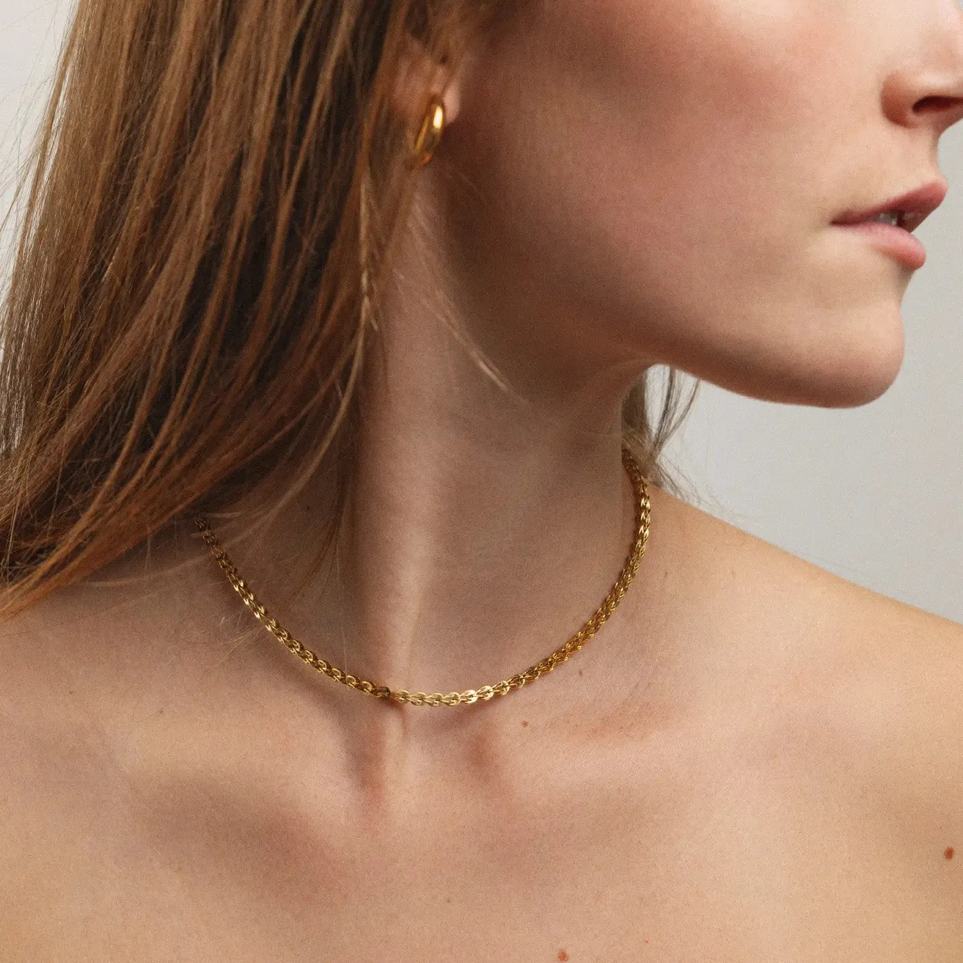 Celine - Bismarck Inspired Chain Vintage Neklace Stainless Steel