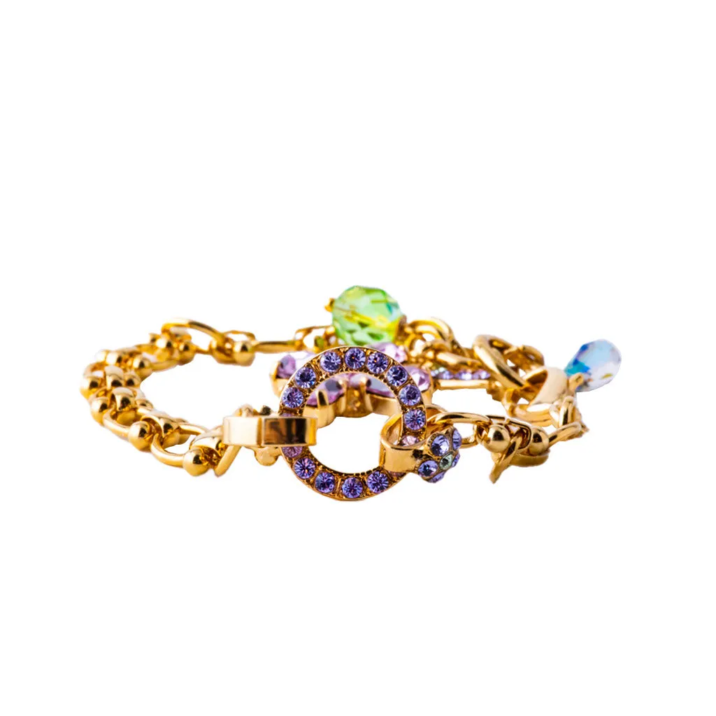 Chain Bracelet with Charms in "Mint Chip" *Custom*
