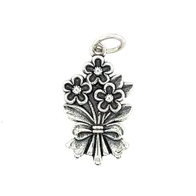 D903 Bouquet Flowers Pendant