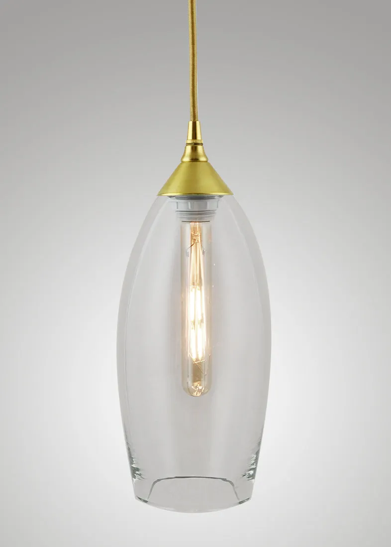 Dune Glass Large Spindle Pendant