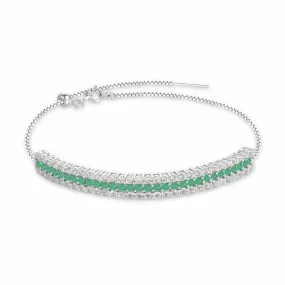 Emerald Cuff Bracelet