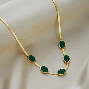 Emerald Necklace Bracelet