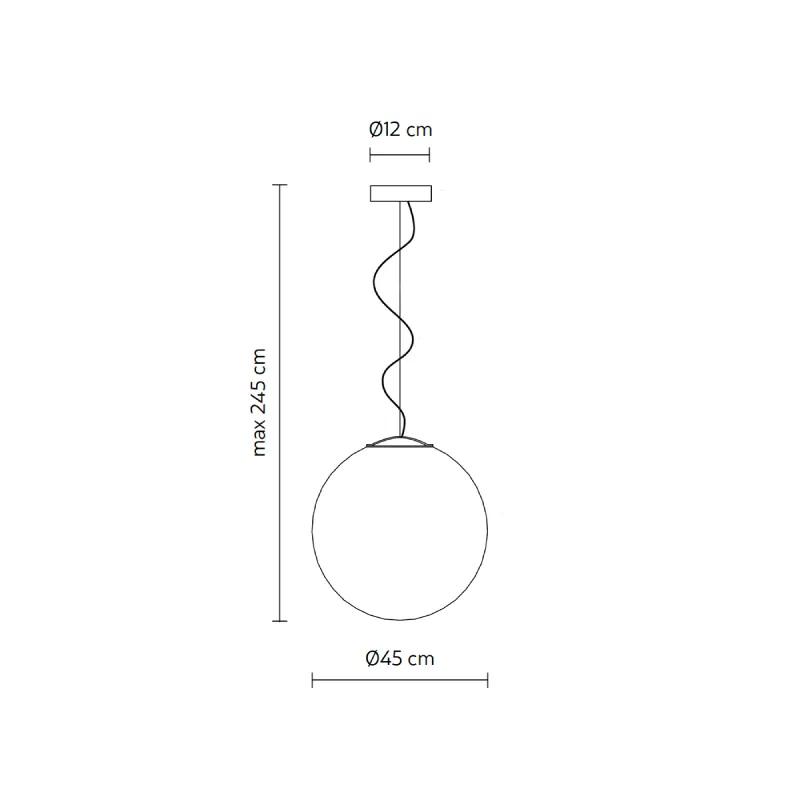 Exterior Fibreglass Moon Pendant