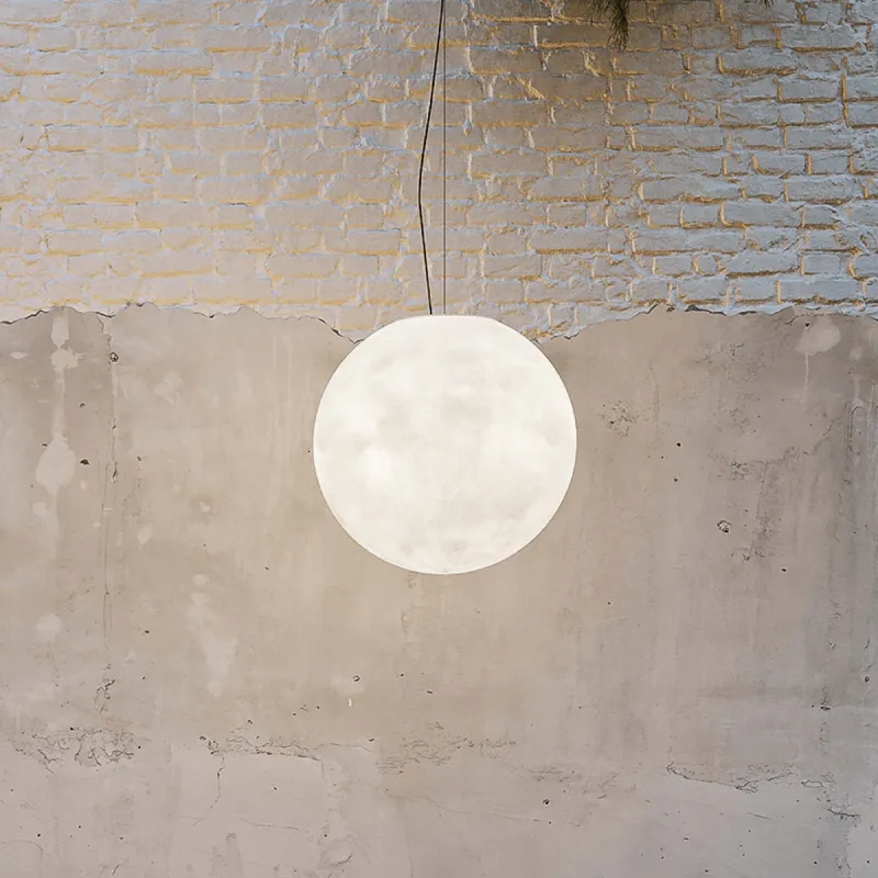 Exterior Fibreglass Moon Pendant