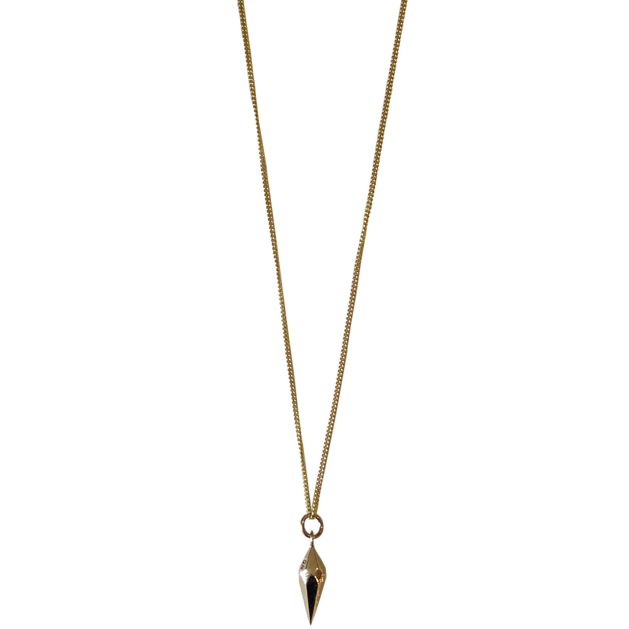 Faceted Spike Pendant