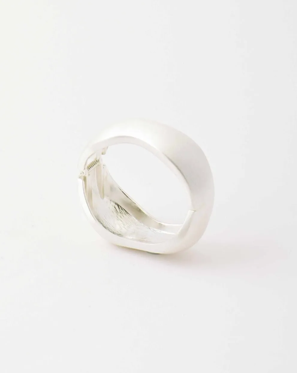 Fannah Bangle Silver Single Piece