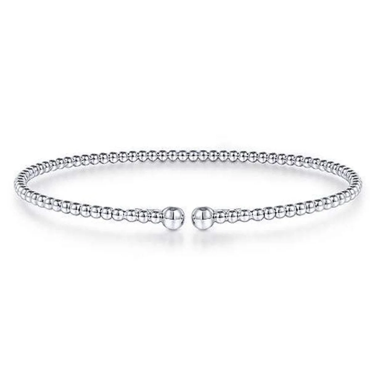 Gabriel & Co. - BG4107-65W4JJJ 14k White Gold Bangle *