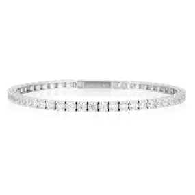 Georgini Sterling Silver Selena 3mm 19.5 cm Tennis Bracelet