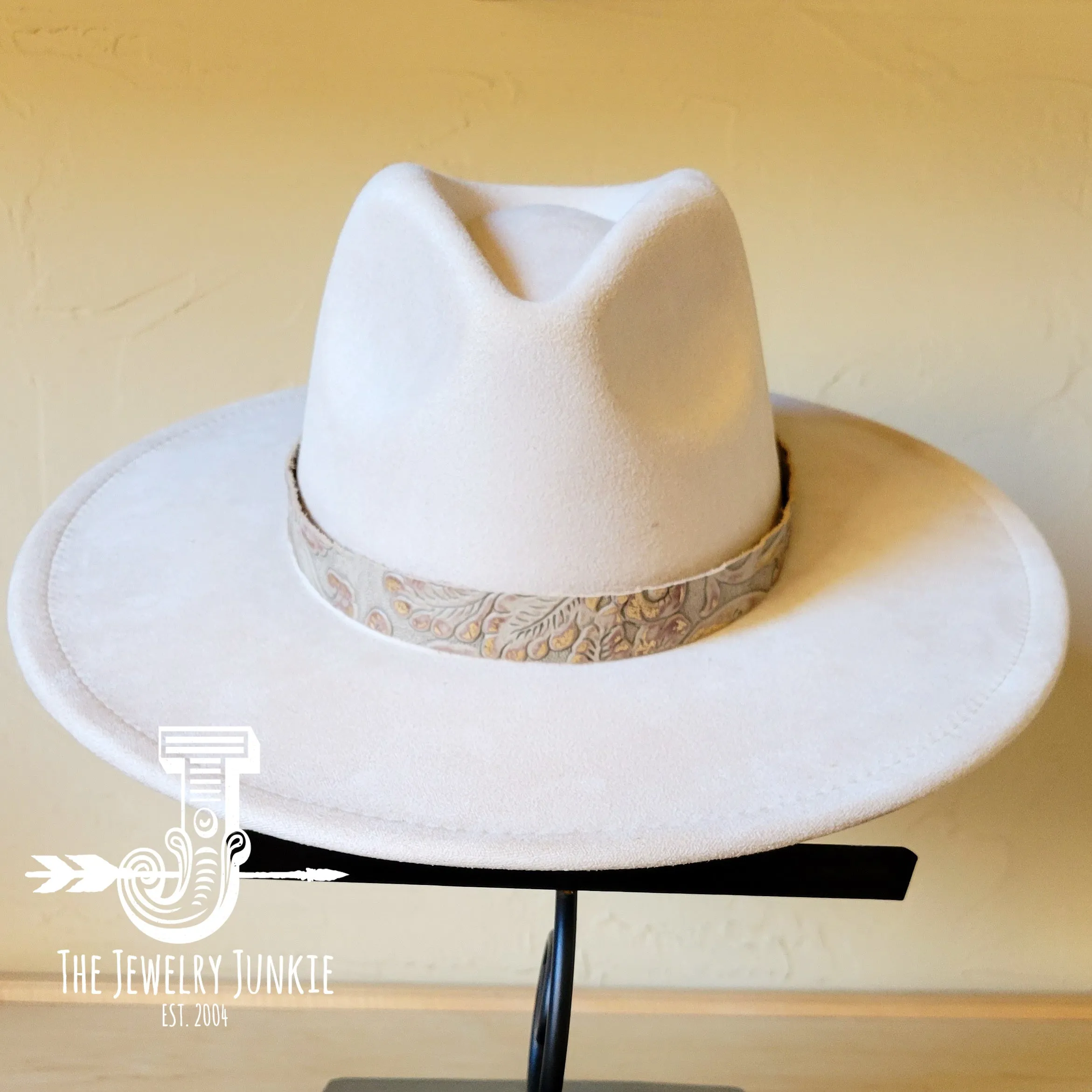 Gilded Cowboy Western Leather Band w/ Choice of Boho Hat 985b